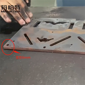 5.5mm激光切割下料碳鋼板變形校平，精度0.1mm-高精密矯平機